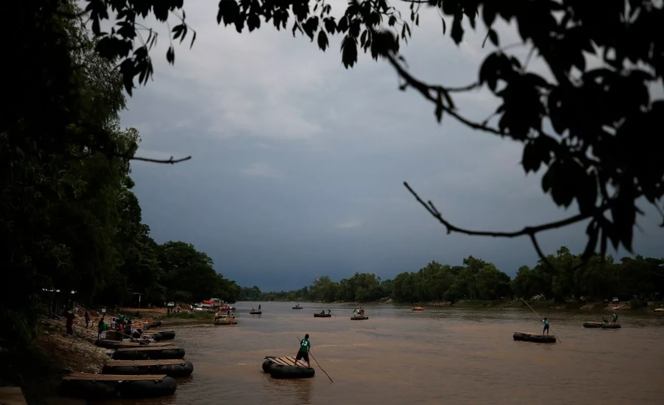 Cruces irregulares parte de la vida en la frontera sur de México