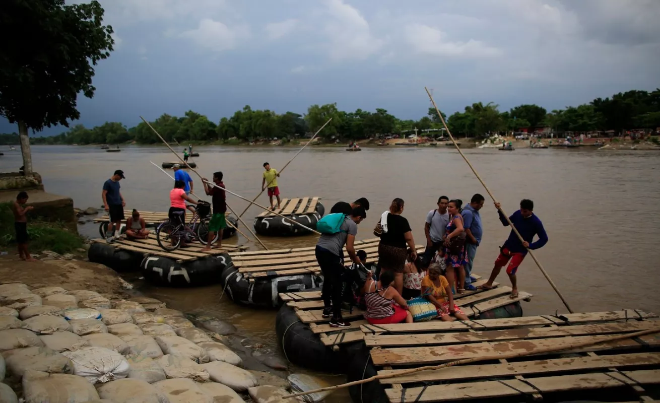 Cruces irregulares parte de la vida en la frontera sur de México