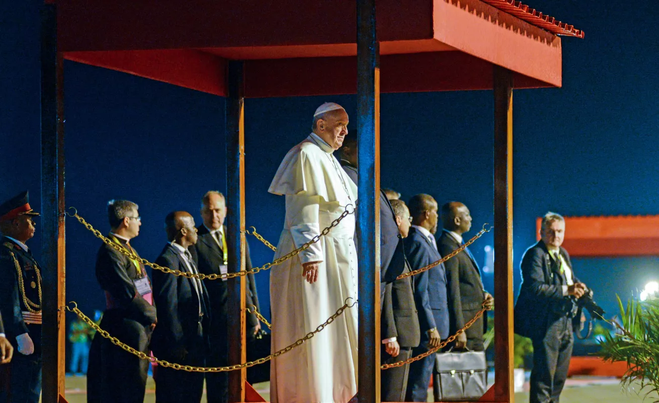 El papa Francisco llega a Mozambique e inicia su cuarto viaje a África
