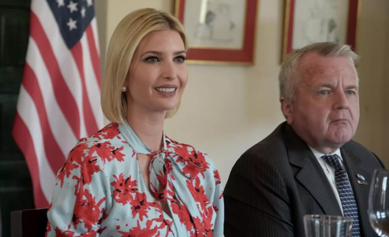Ivanka Trump visita Argentina y anuncia inversión en la ruta comercial