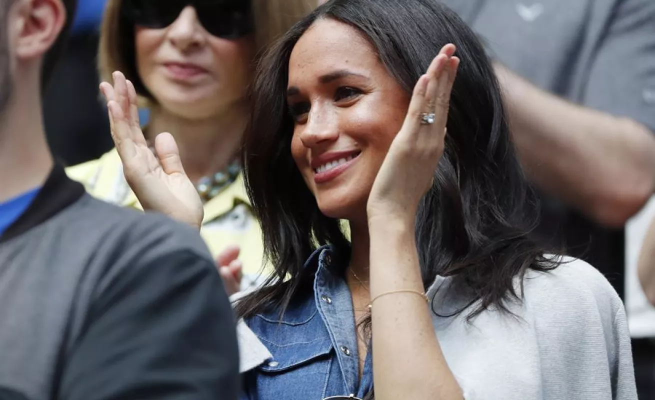 Meghan Markle en el US Open en Nueva York 