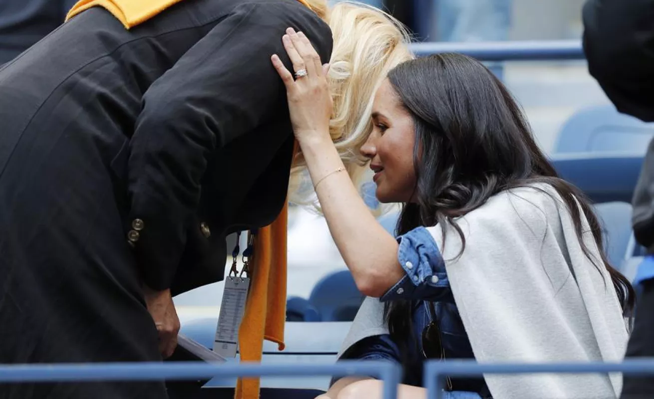 Meghan Markle en el US Open en Nueva York 