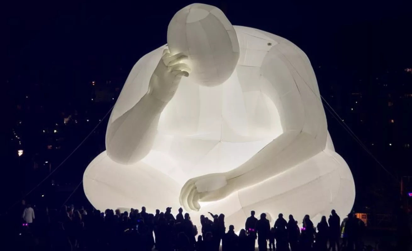 Festival de luces en Jyvaskyla, Finlandia