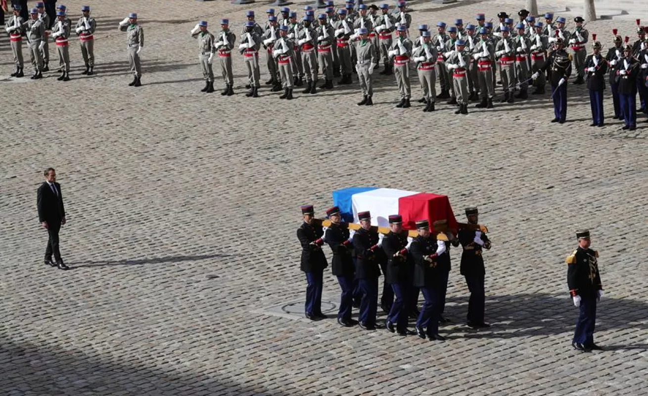 Francia le da el último adiós al expresidente Jacques Chirac