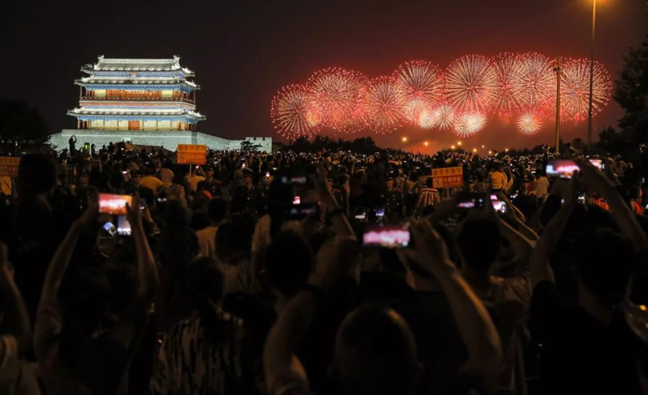 China exhibe su poderío en un desfile y celebra sus 70 años de fundación