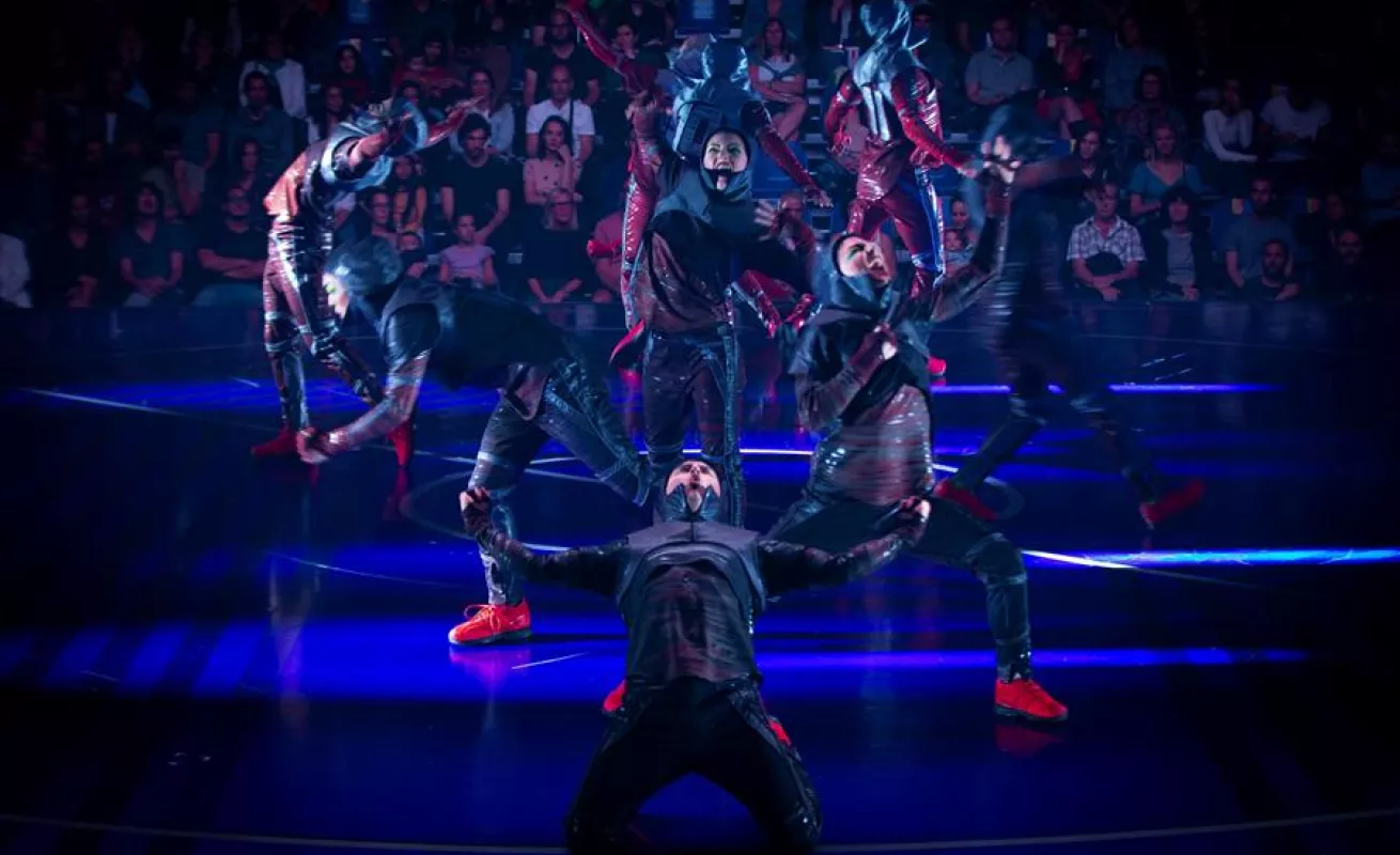 Ensayo general del espectáculo Messi10, del Cirque du Soleil