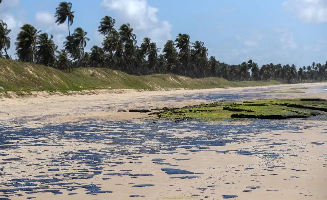 Manchas de petróleo en litoral de Brasil causan gran preocupación 