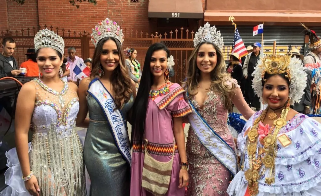 Panameños engalanan Nueva York en el desfile de la Hispanidad
