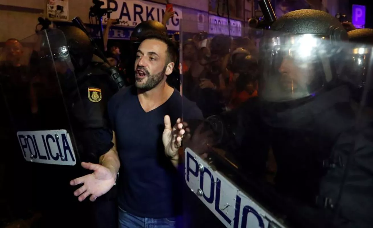 Barcelona vive otro día de intensas protestas 