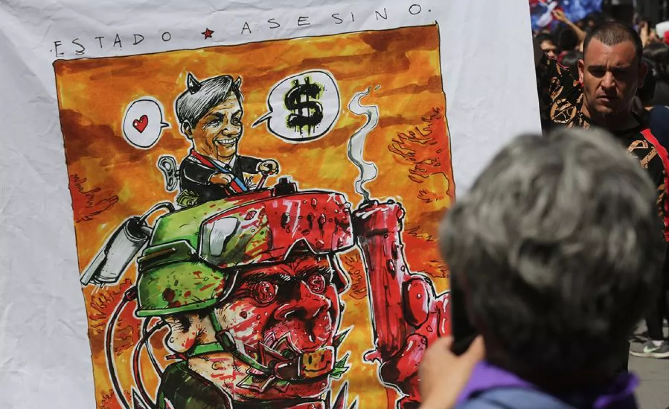 Miles de chilenos protestan por séptimo día en las calles de Santiago