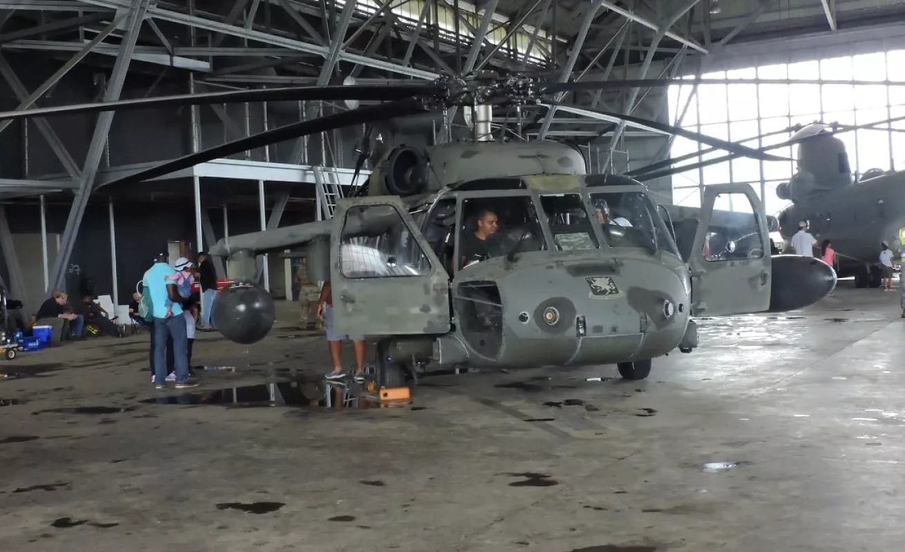 Senan y Ejército de EE.UU. realizan exhibición estática de sus helicópteros