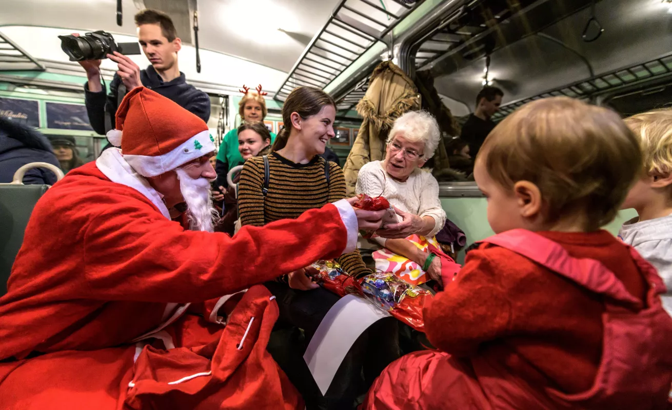Navidad, pareja y familia