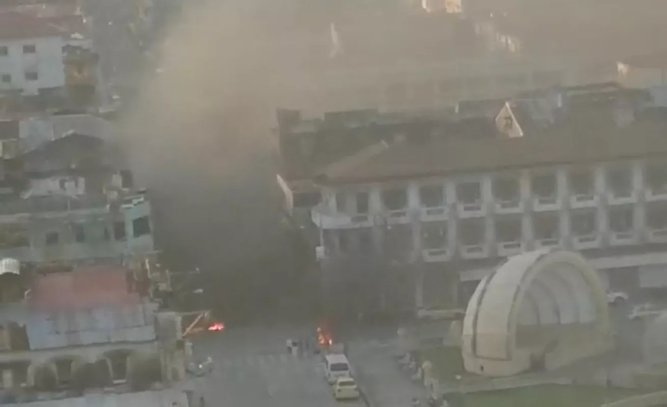 Protestas y caos en la ciudad de Colón 