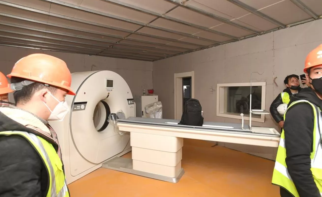 Así se ve el nuevo hospital construido en China para tratar pacientes con coronavirus