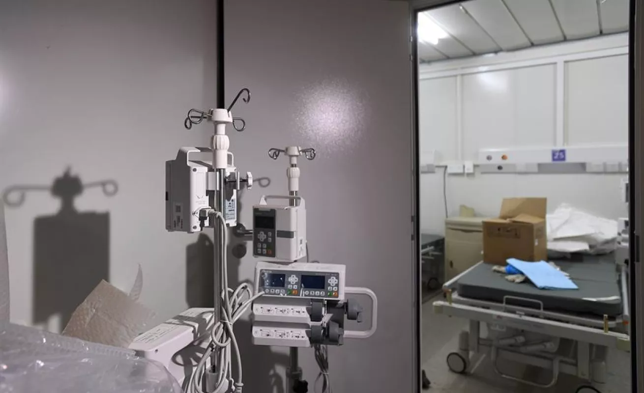 Así se ve el nuevo hospital construido en China para tratar pacientes con coronavirus
