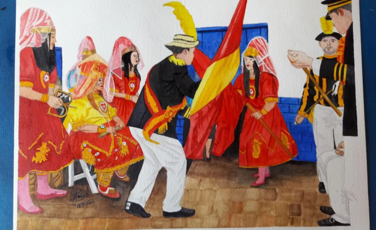 Acuarelas únicas para el Corpus Christi 