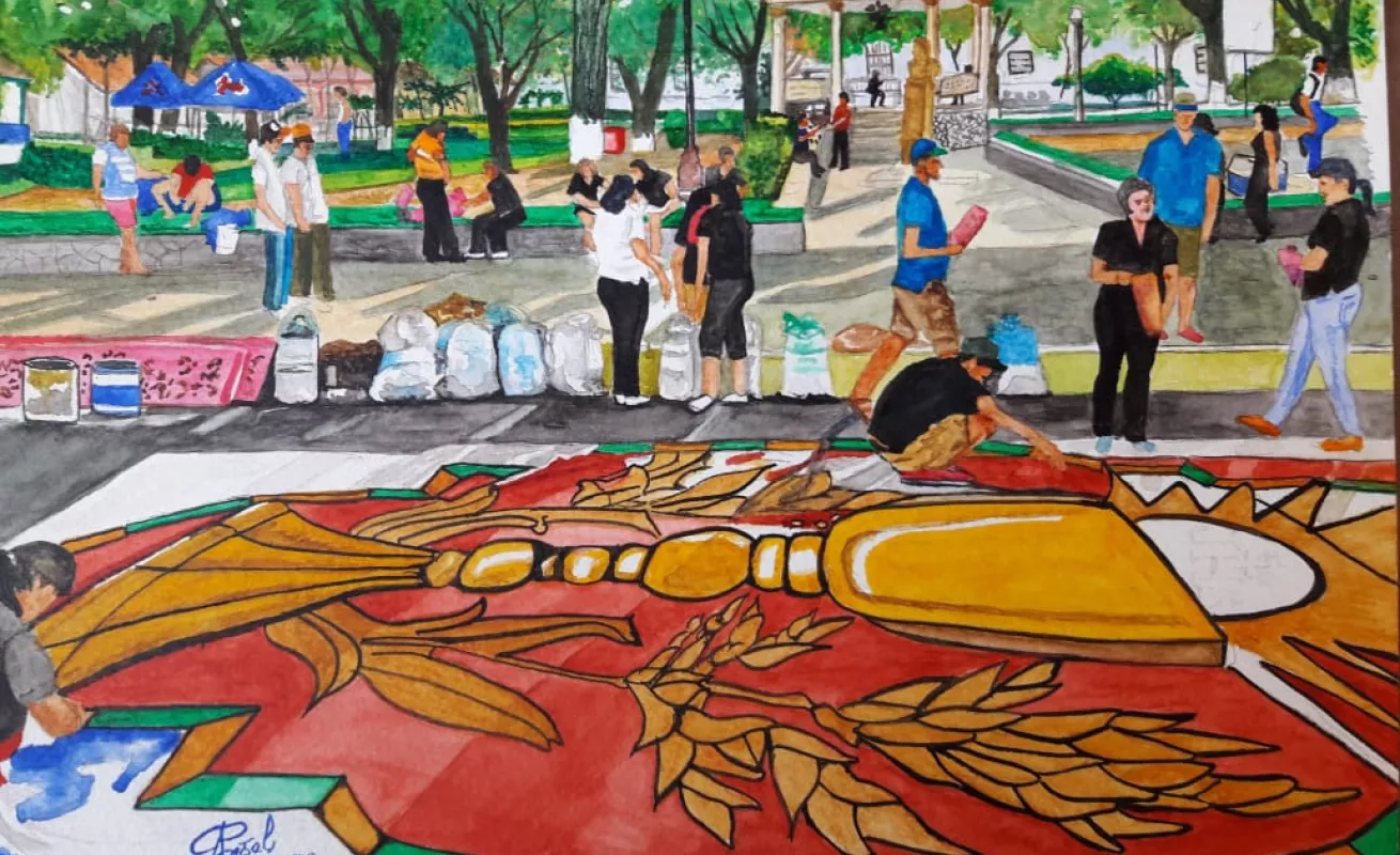 Acuarelas únicas para el Corpus Christi 