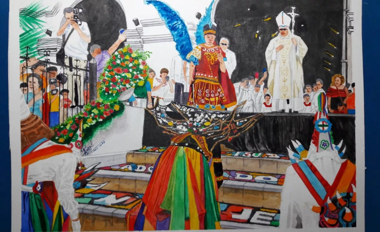 Acuarelas únicas para el Corpus Christi 