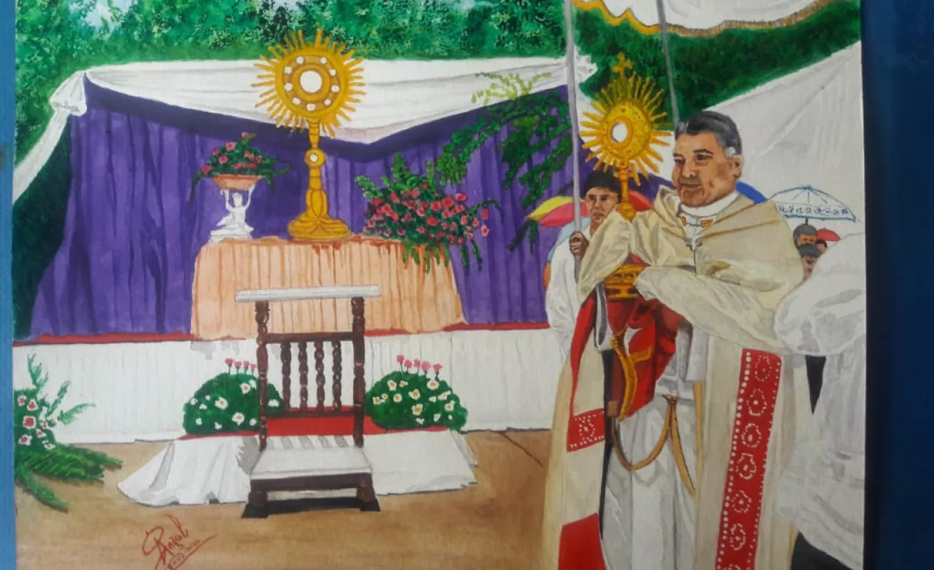 Acuarelas únicas para el Corpus Christi 
