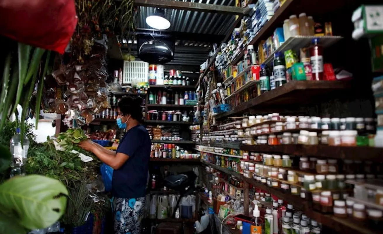 En un mercadito de Panamá se sobrevive con la venta de plantas medicinales