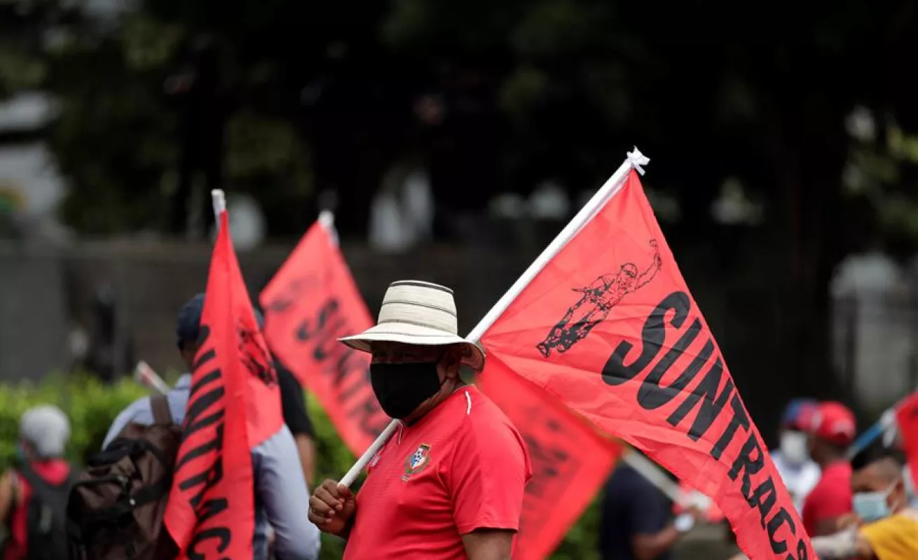 Sindicalistas se oponen a reformas al Código de Trabajo (Fotos)