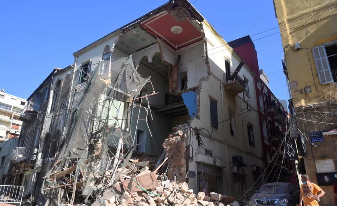 Imágenes de la devastación que dejó la deflagración en Beirut (Fotos)