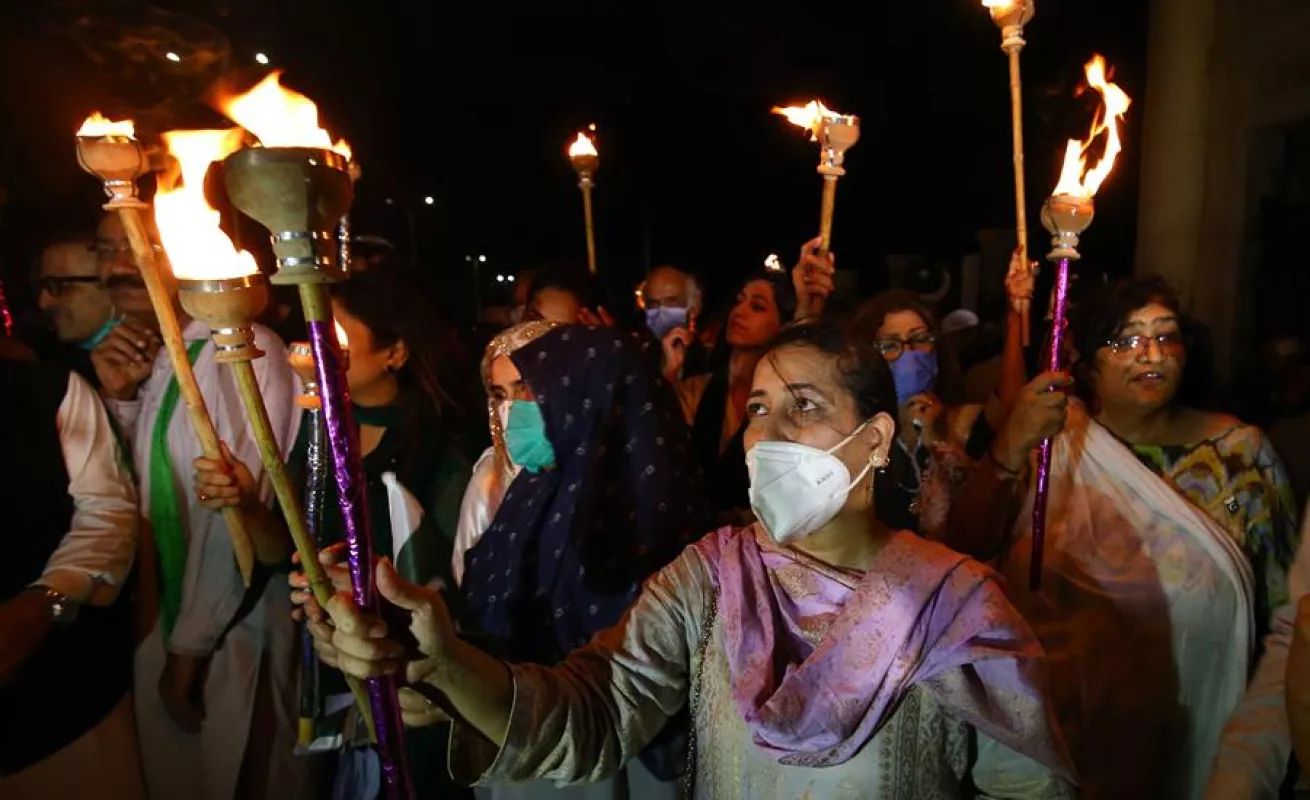 Pakistán celebra su independencia en medio de una pandemia 