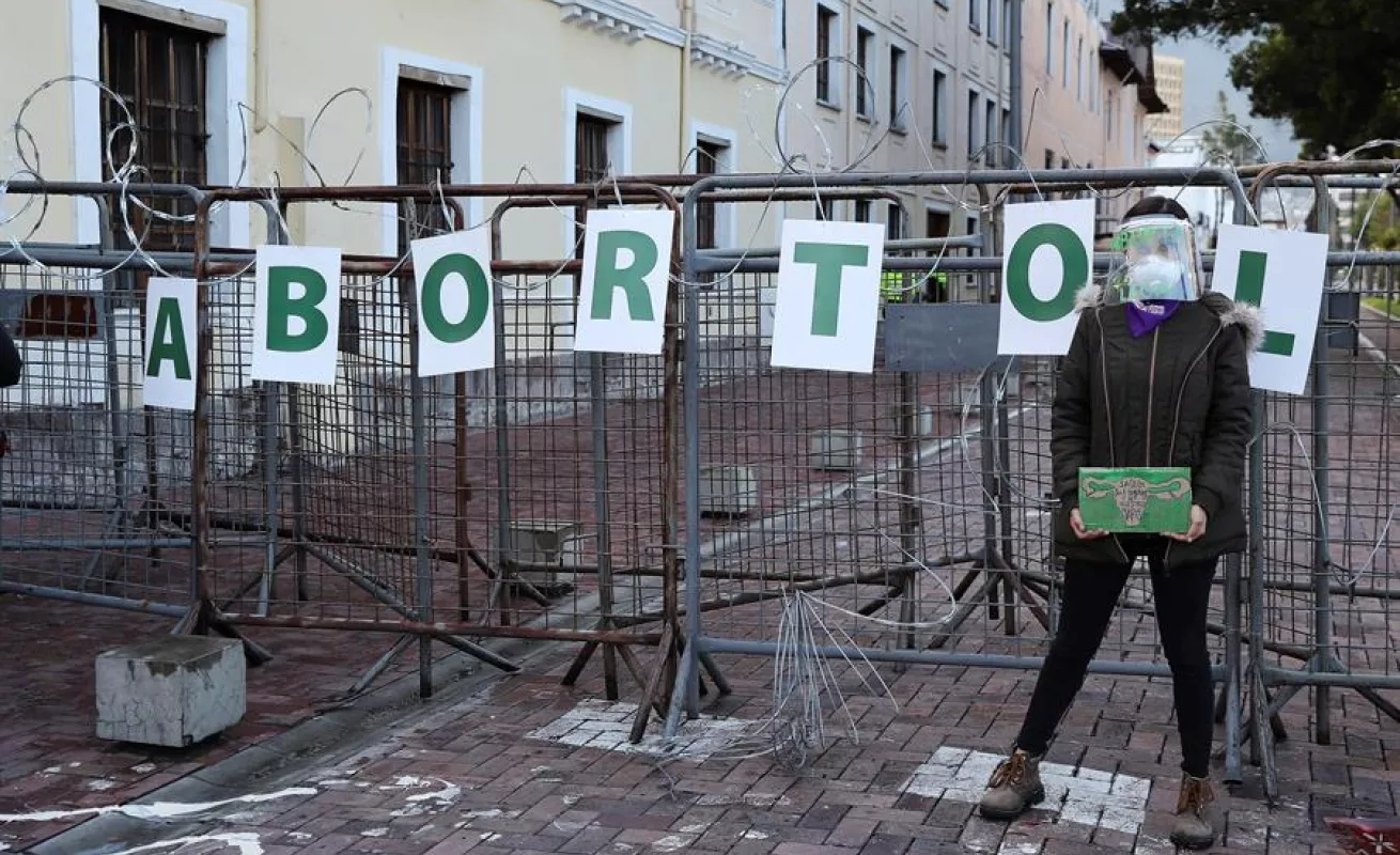 Protesta a favor del aborto 