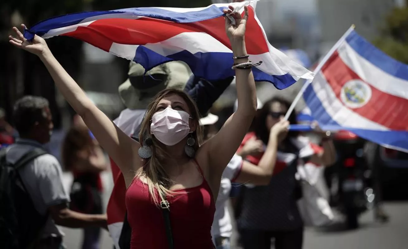 Protestas contra el acuerdo con el FMI siguen en Costa Rica sin diálogo a la vista (Fotos)