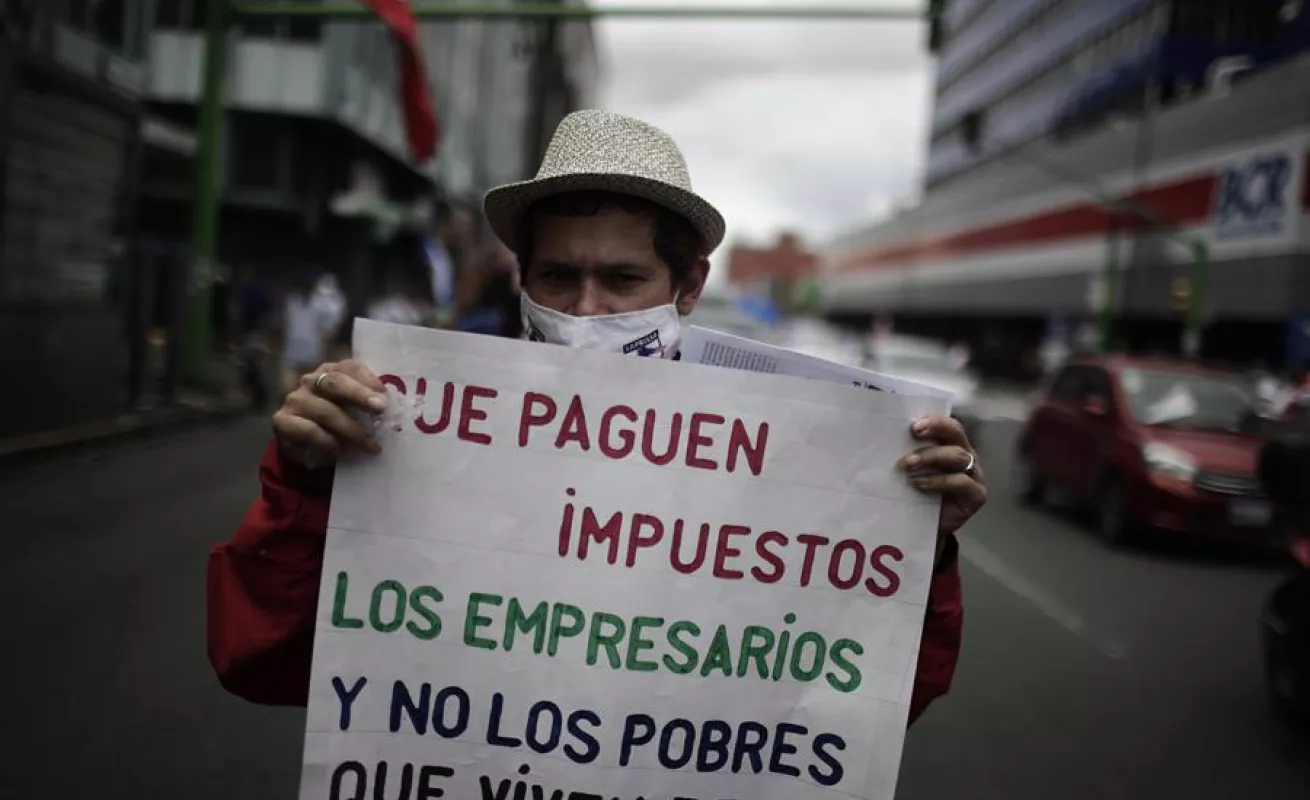 Protestas contra el acuerdo con el FMI siguen en Costa Rica sin diálogo a la vista (Fotos)