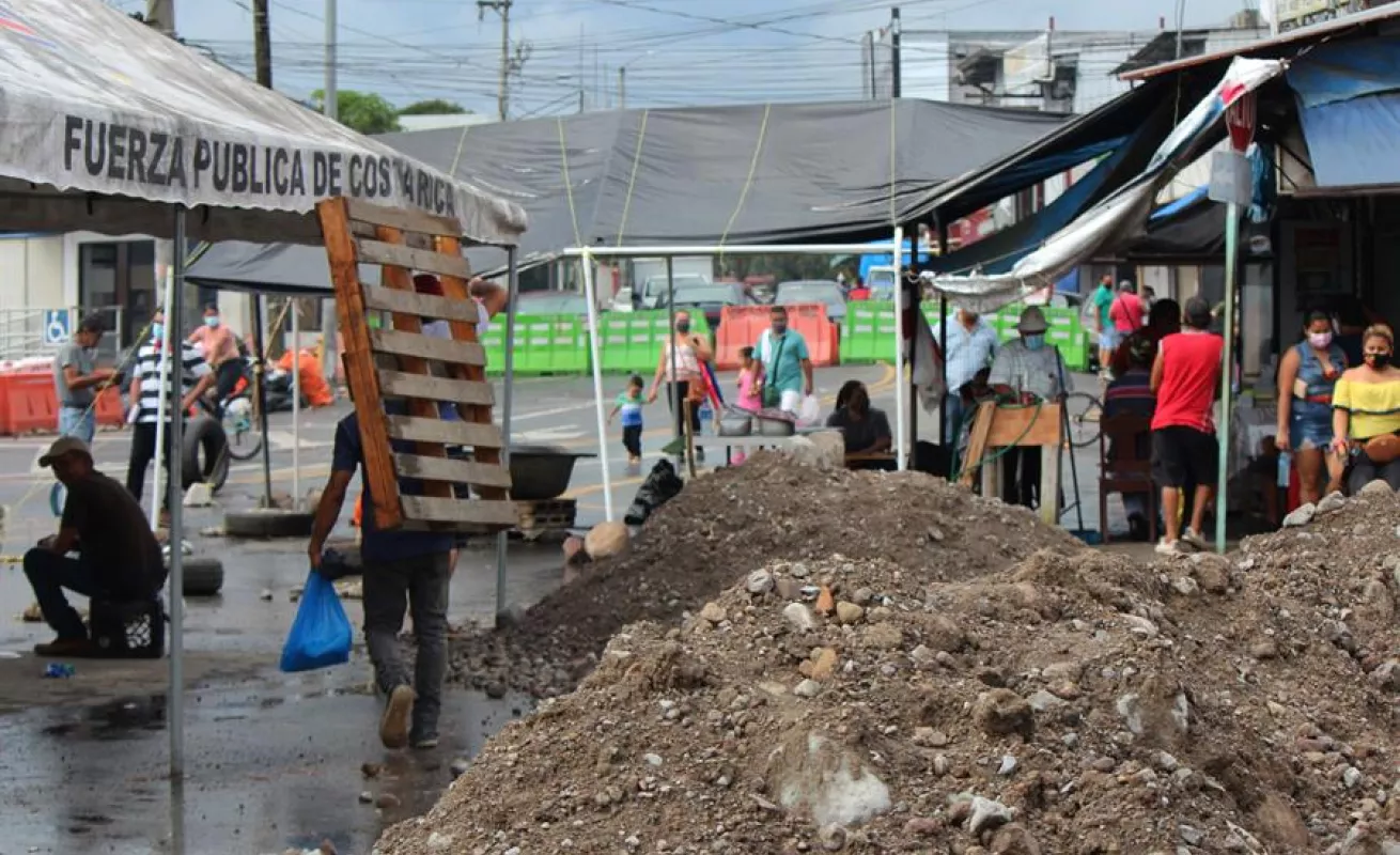 Costa Rica suma nueve días de protestas contra posible acuerdo con el FMI (Fotos)