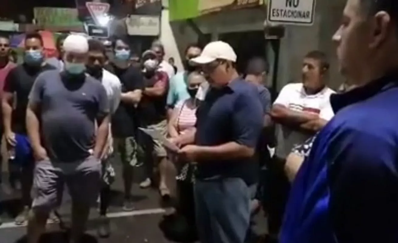 Se caldean los ánimos en Paso Canoas por protestas de ticos (Fotos)