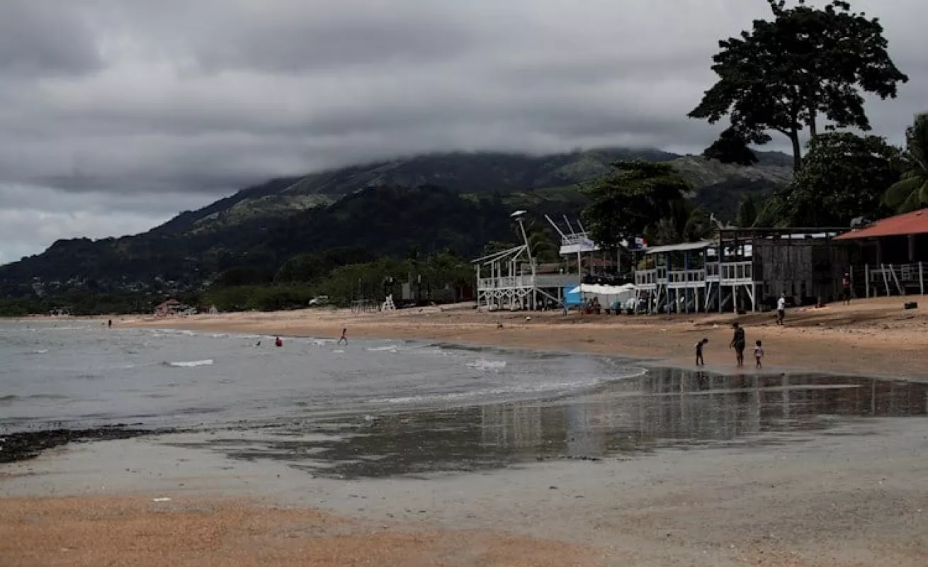 Día de playa y familia, después de 8 meses  