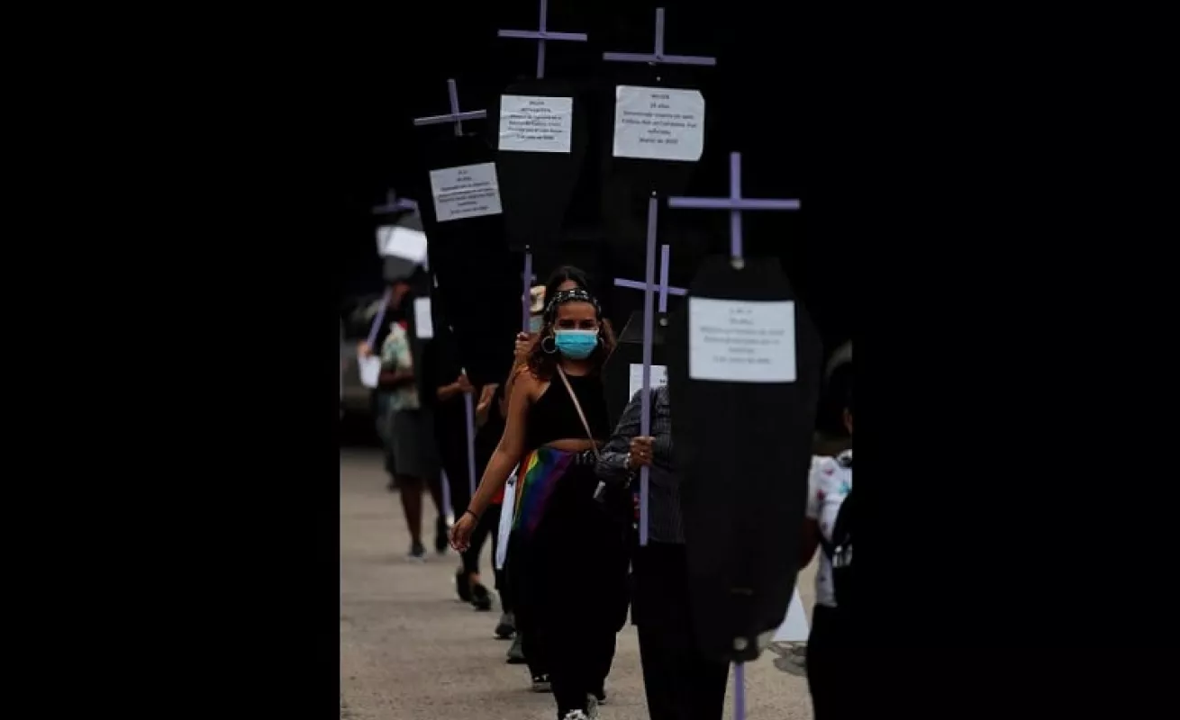 Mujeres denuncian que la justicia no las protege de la violencia en Panamá (Fotos)