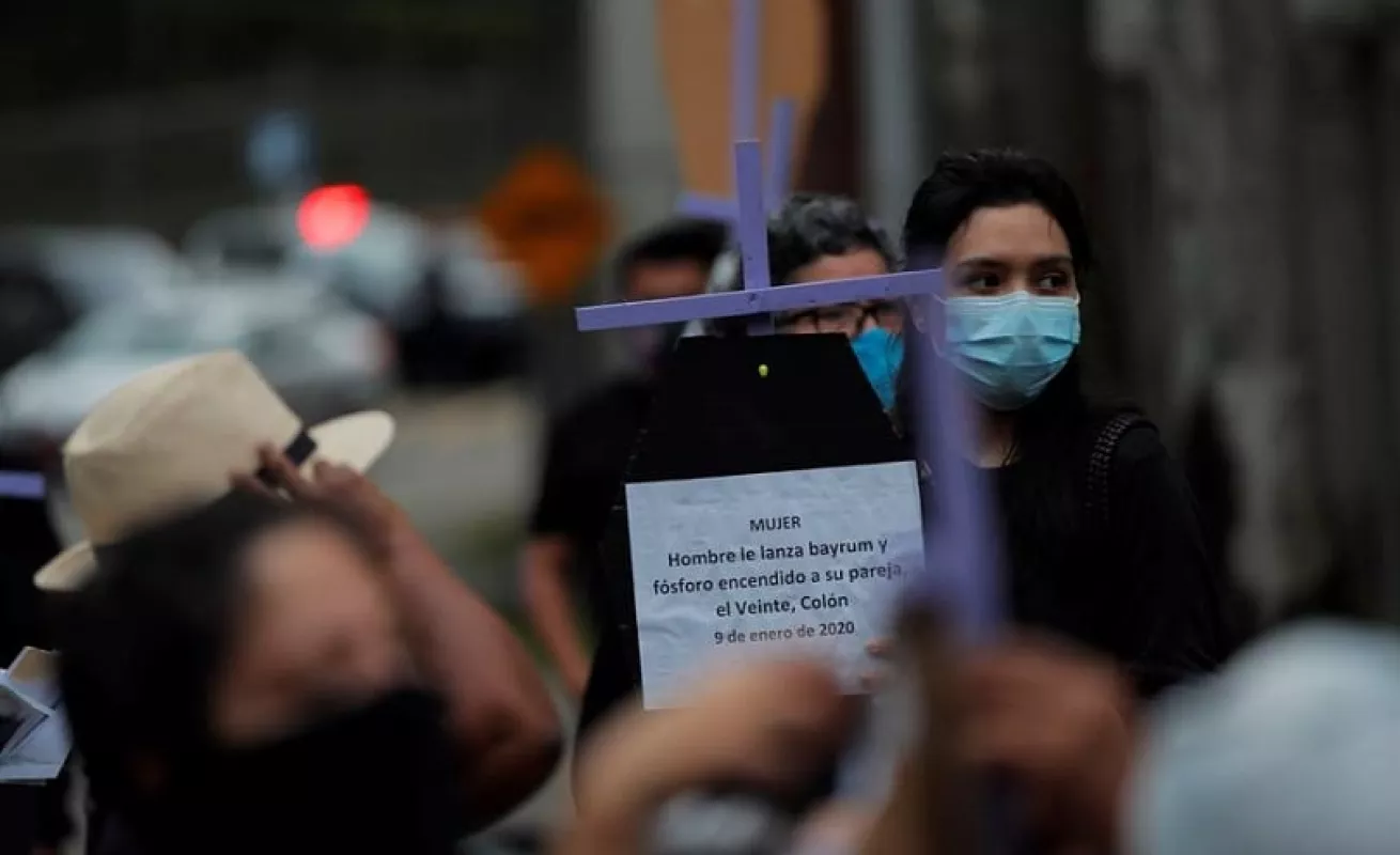 Mujeres denuncian que la justicia no las protege de la violencia en Panamá (Fotos)