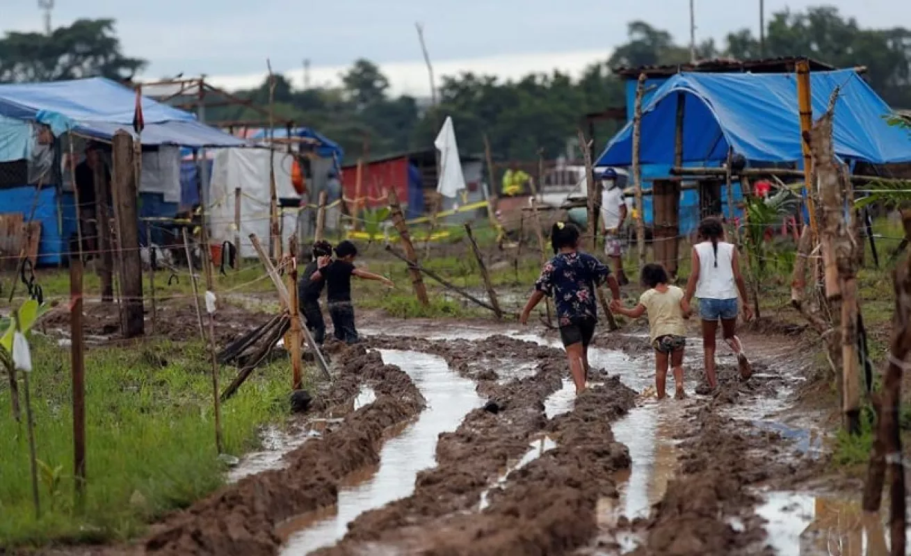 Invasores en Panamá, la "lucha" por tener casa que se agudiza con la pandemia (Fotos)