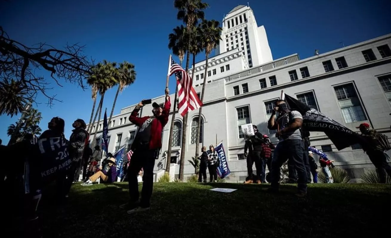 Seguidores de Donald Trump asaltan el Capitolio (Fotos)