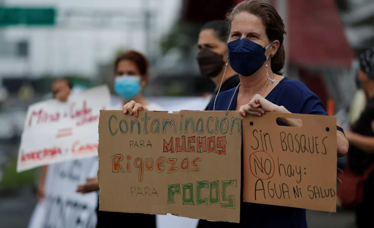 Protestan en Panamá contra la minería: "es pan para hoy y hambre para mañana"