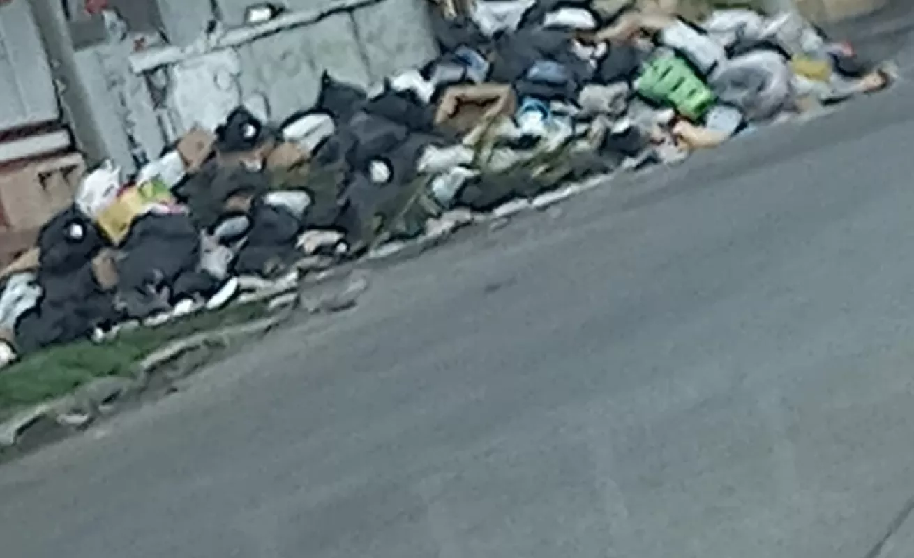 Entre piedreros y basura 