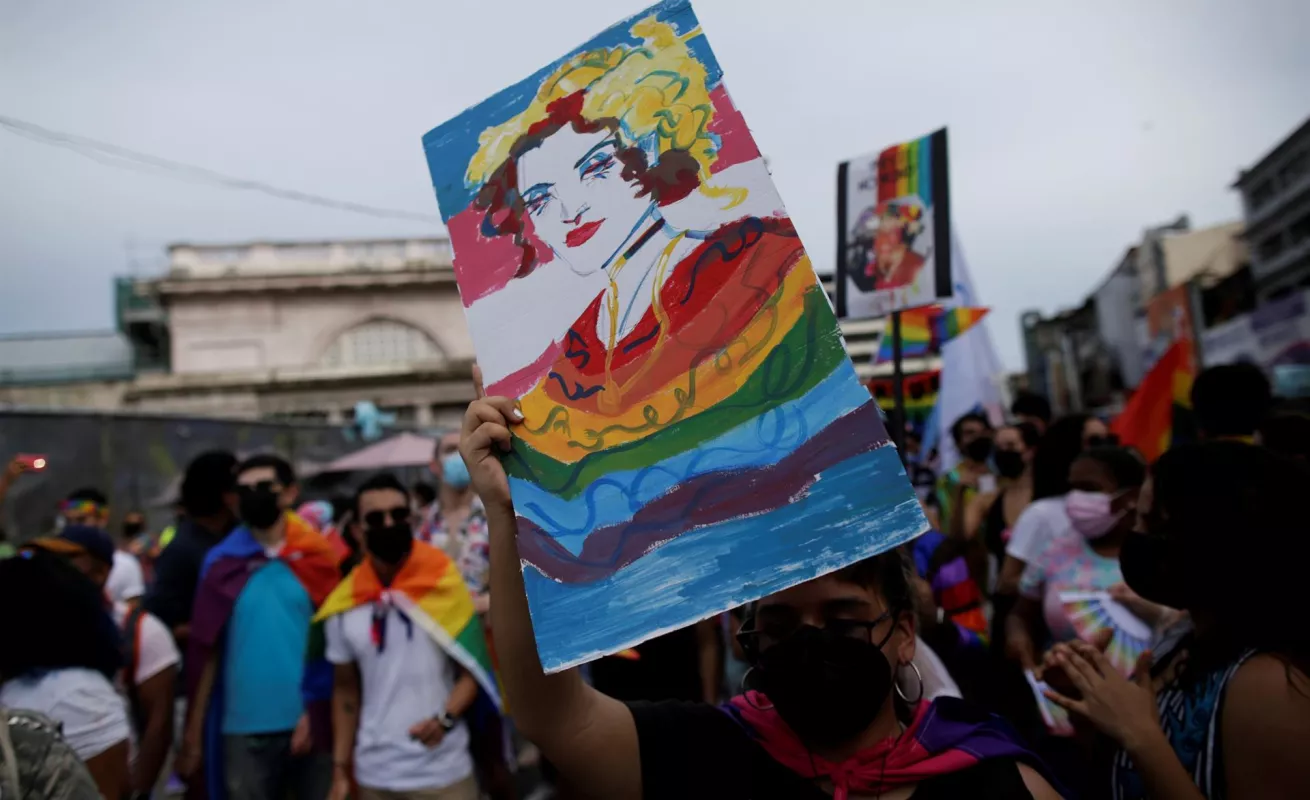 Panameños marchan contra la discriminación LGTBI en las fuerzas de seguridad