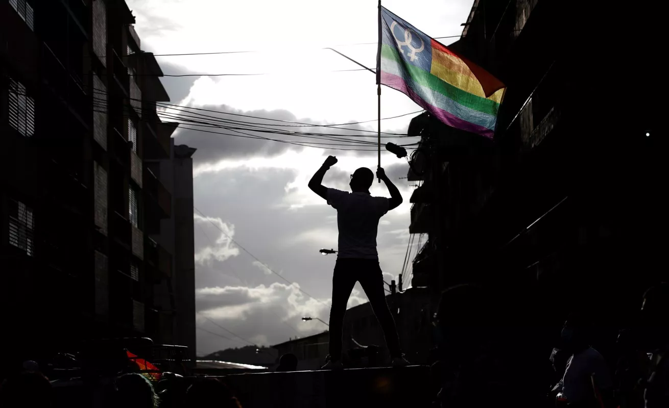 Panameños marchan contra la discriminación LGTBI en las fuerzas de seguridad