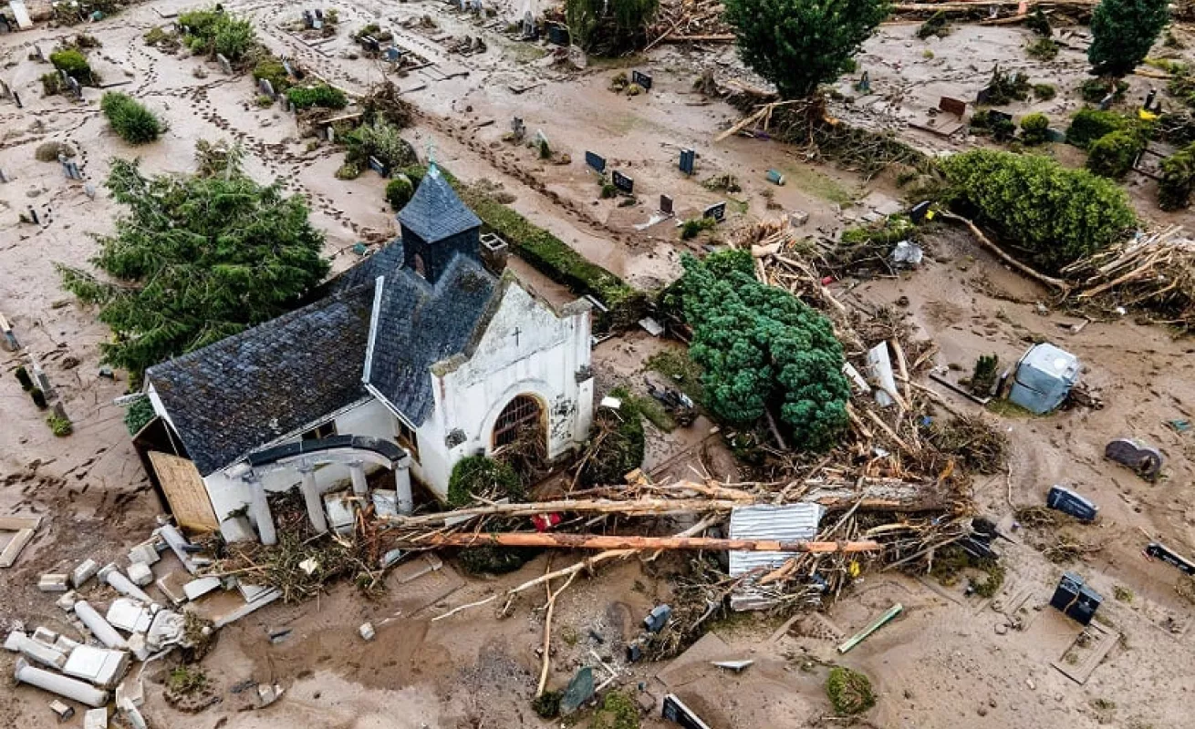 Impresionantes imágenes de la devastación que dejó inundación en Alemania (Fotos)