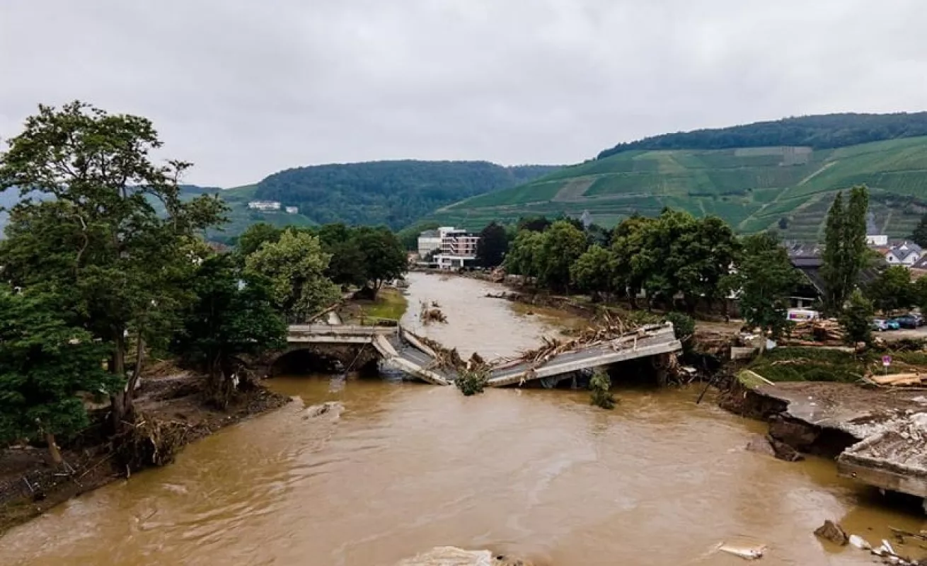 Impresionantes imágenes de la devastación que dejó inundación en Alemania (Fotos)