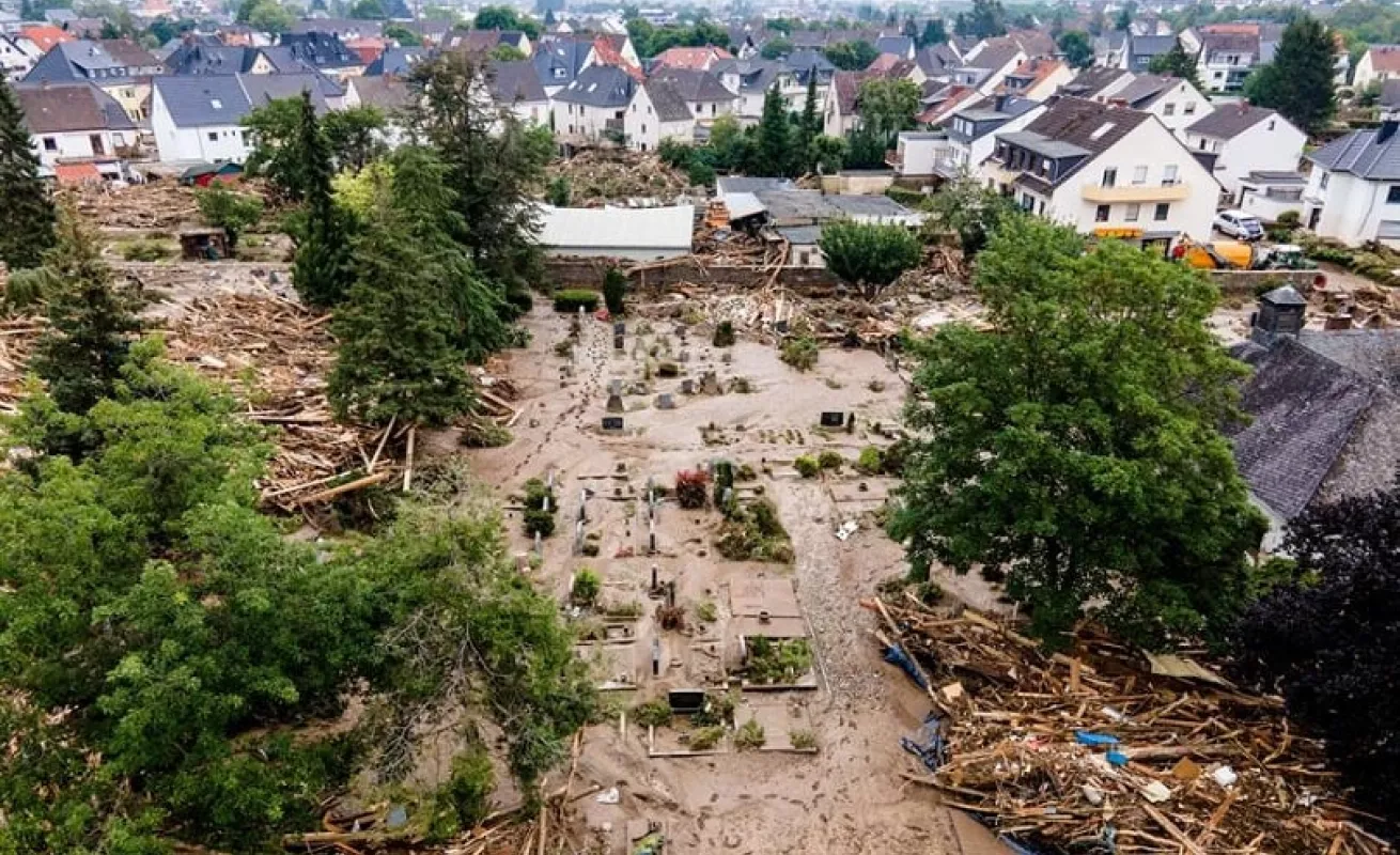 Impresionantes imágenes de la devastación que dejó inundación en Alemania (Fotos)