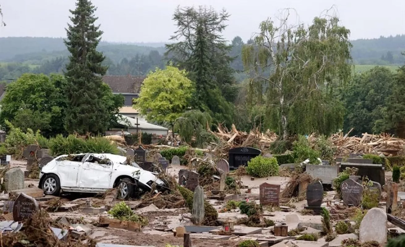 Impresionantes imágenes de la devastación que dejó inundación en Alemania (Fotos)