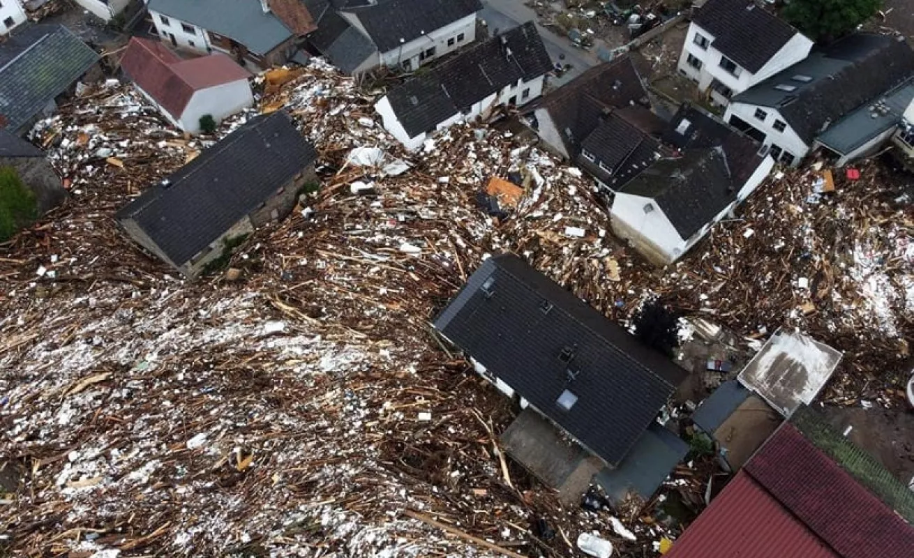 Impresionantes imágenes de la devastación que dejó inundación en Alemania (Fotos)