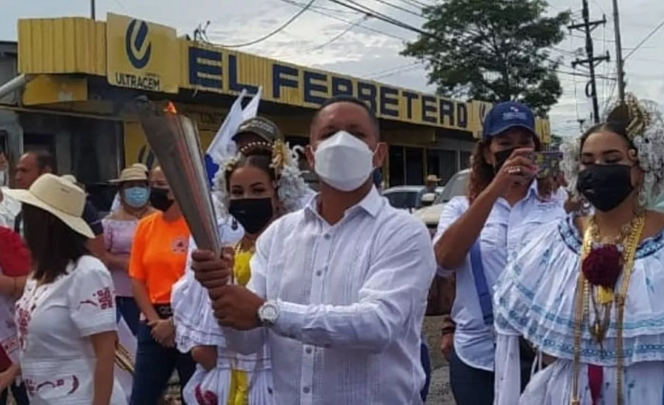  "Antorcha de La Libertad" llegó a La Chorrera
