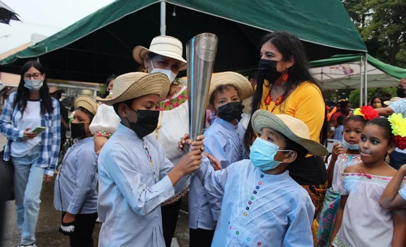  "Antorcha de La Libertad" llegó a La Chorrera