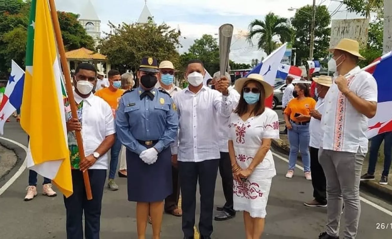  "Antorcha de La Libertad" llegó a La Chorrera
