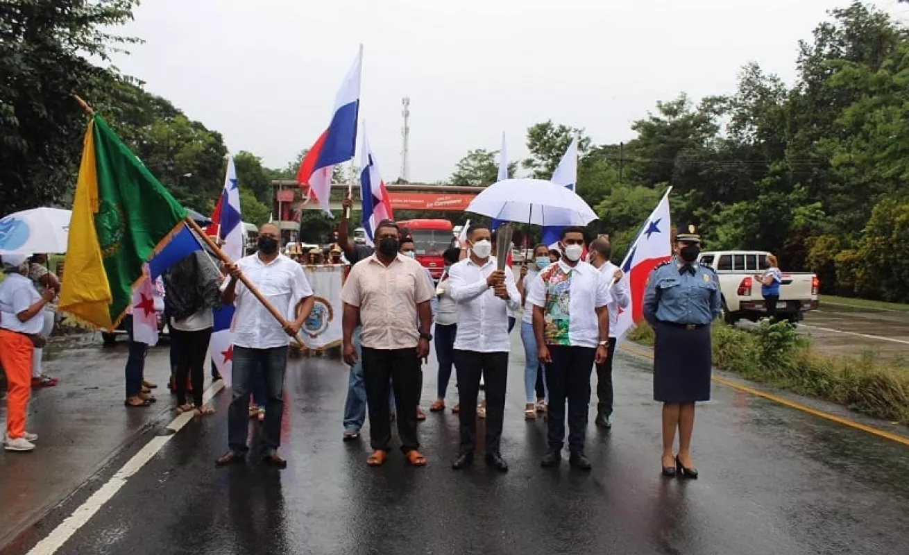  "Antorcha de La Libertad" llegó a La Chorrera